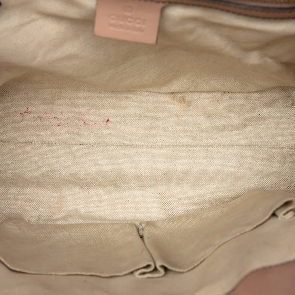 Gucci Large GG Canvas Emily Shoulder Bag Beige Very good - Model View