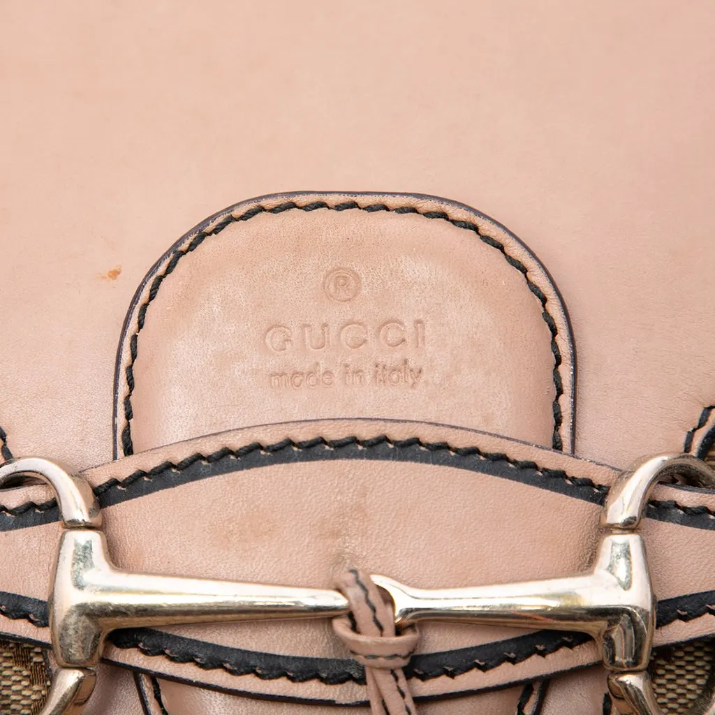 Gucci Large GG Canvas Emily Shoulder Bag Beige Very good - Box View