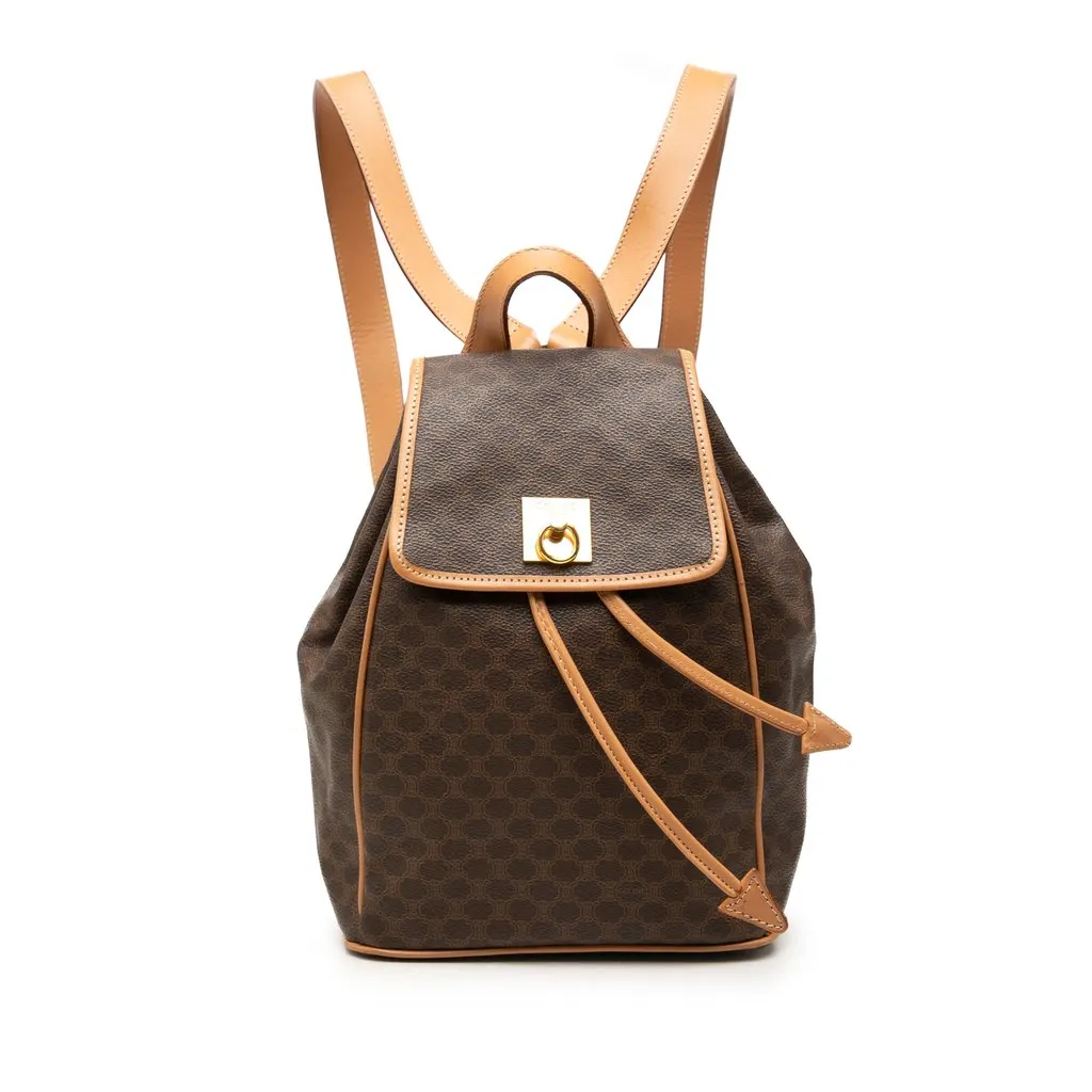 Celine ماكادام Coated قماش حقيبة ظهر