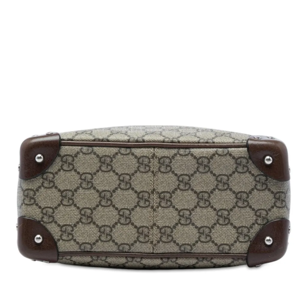 Gucci GG Supreme Soft Trunk Crossbody Beige Very good - Inside View