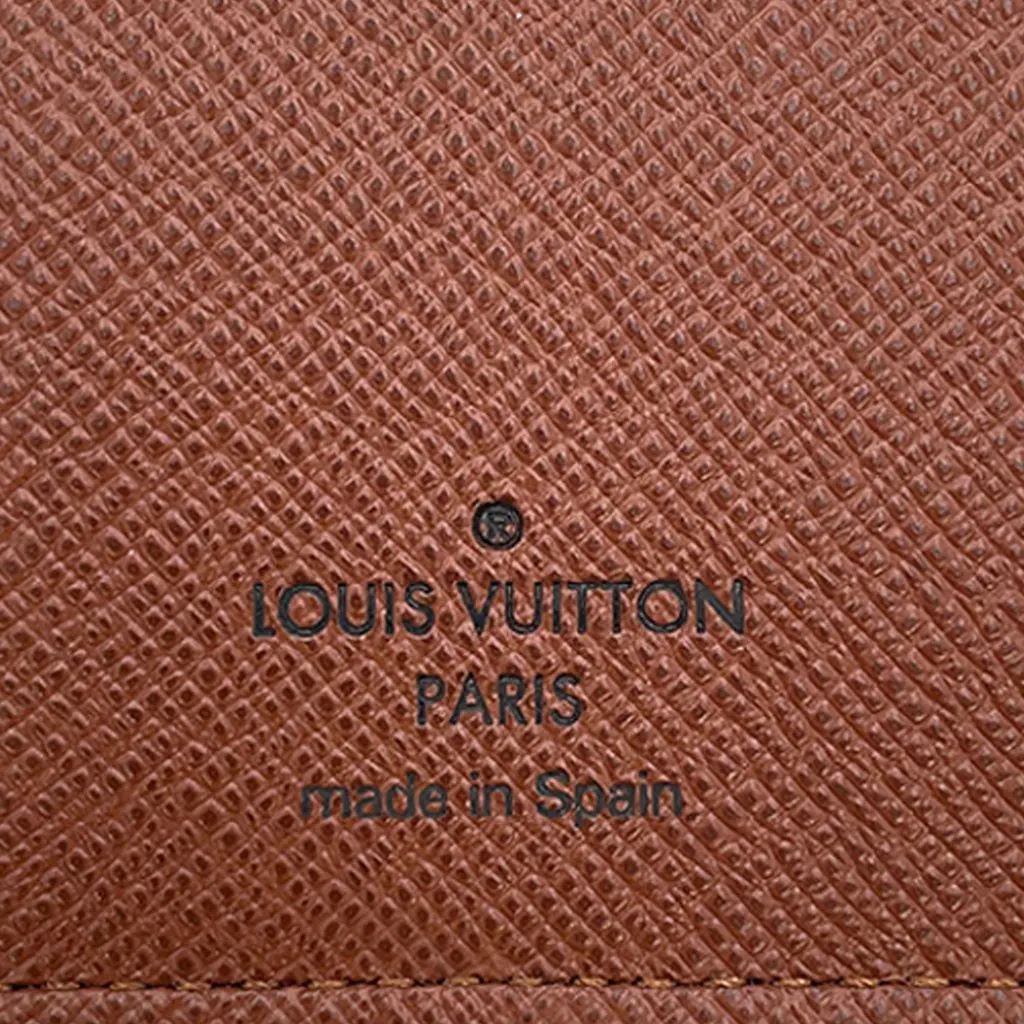 Louis Vuitton Monogram Brazza Wallet Brown Very good - Box View