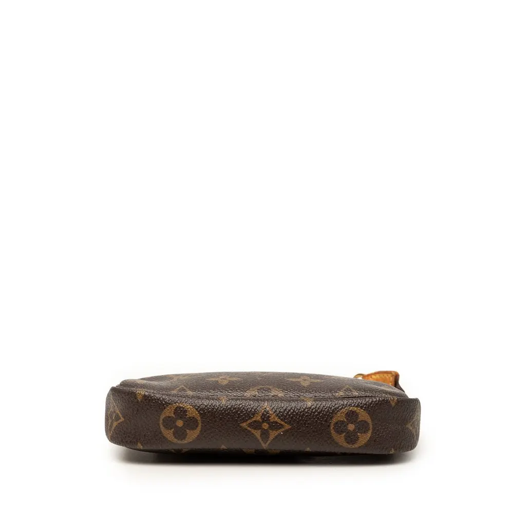 Louis Vuitton Monogram Mini Pochette Accessoires Brown Very good - Inside View