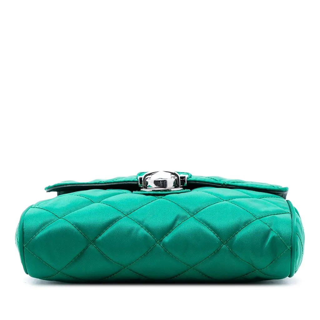 Prada Impuntu Tessuto Chain Crossbody Green Very good - Inside View