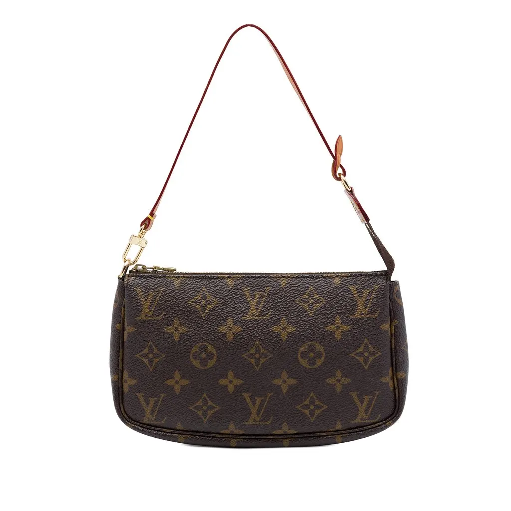 Louis Vuitton Monogram Pochette Accessoires Brown Canvas Very good - Front View