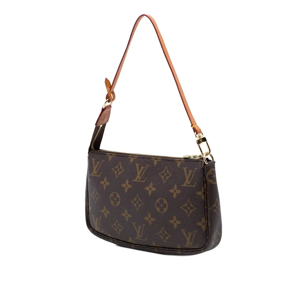 Louis Vuitton Monogram Pochette Accessoires Brown Canvas Very good - Back View