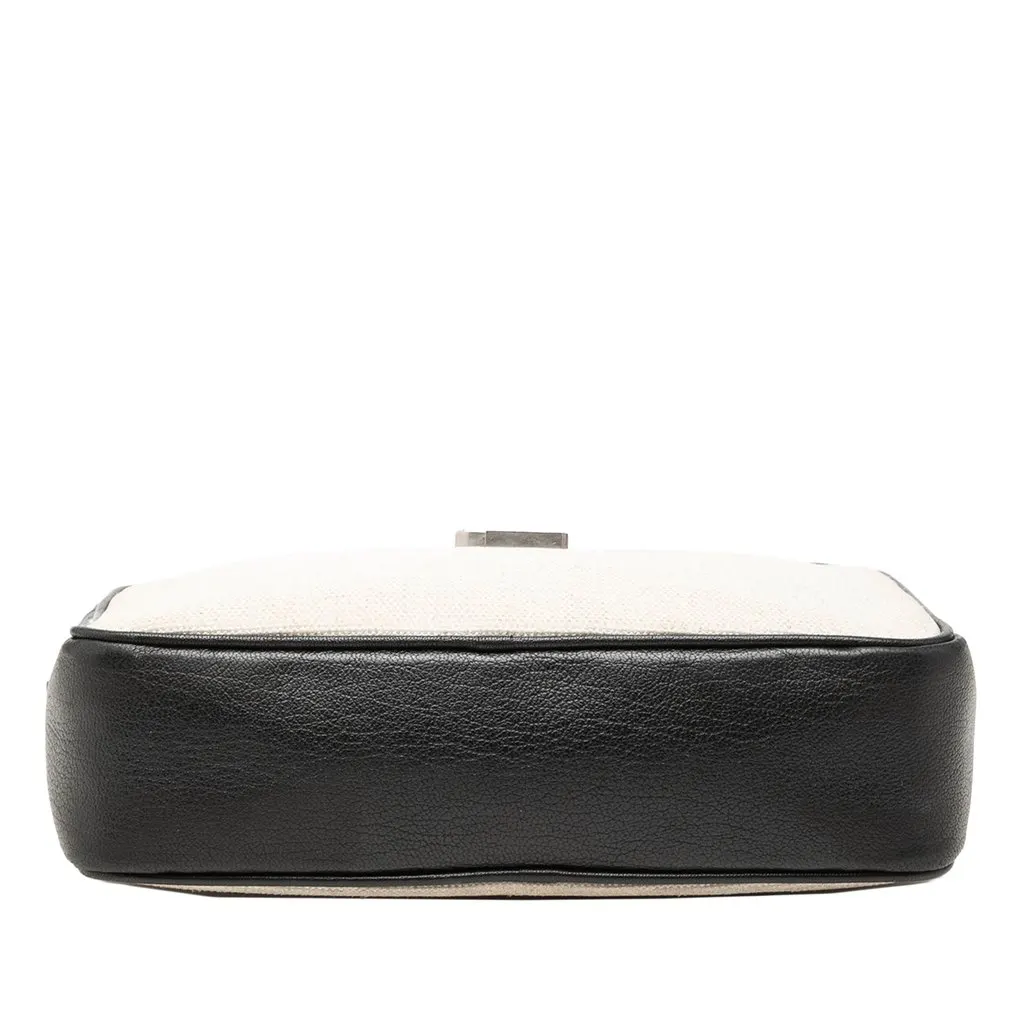 Saint Laurent Canvas Monogram Lou Camera Bag White Very good - Inside View