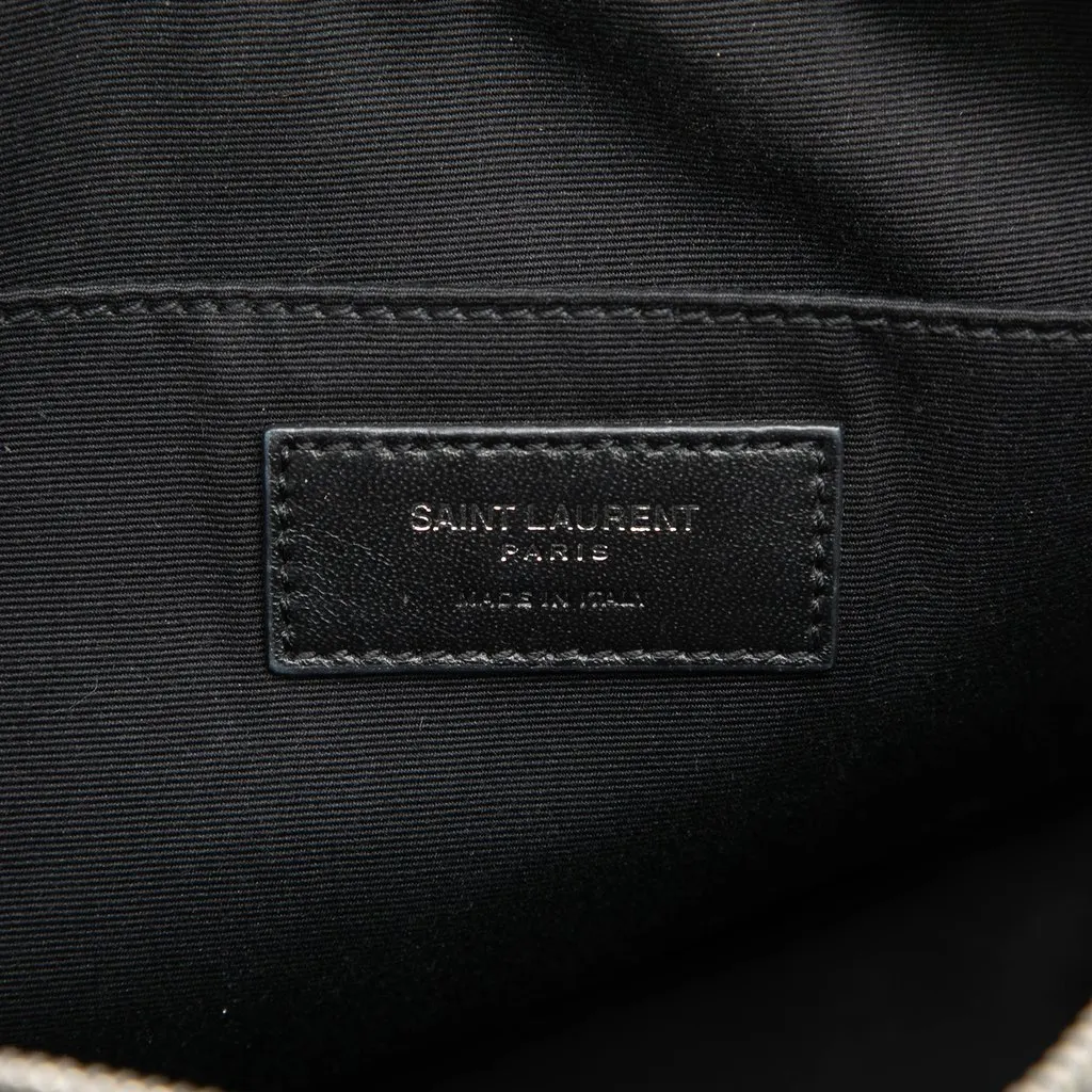 Saint Laurent Canvas Monogram Lou Camera Bag White Very good - Box View