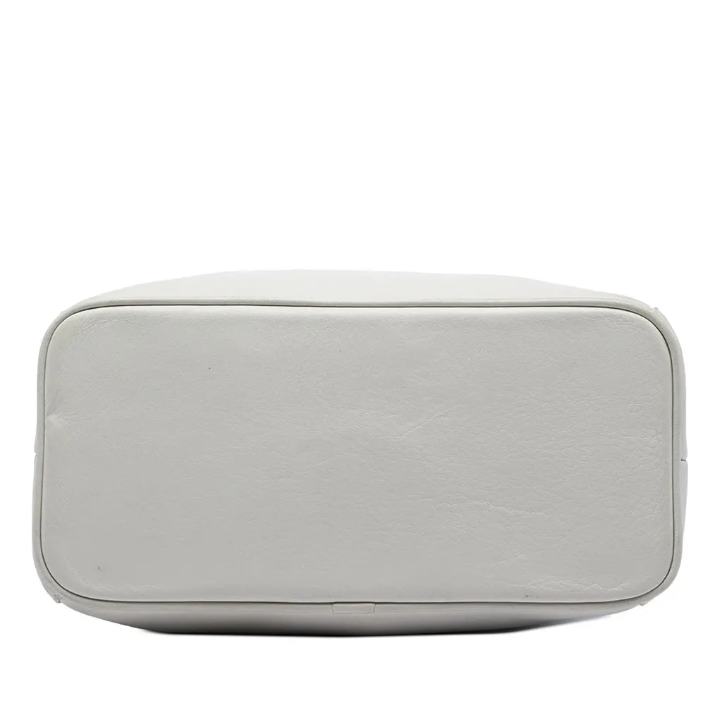 Balenciaga Soft Leather Shopper Tote White Leather Very good - Inside View