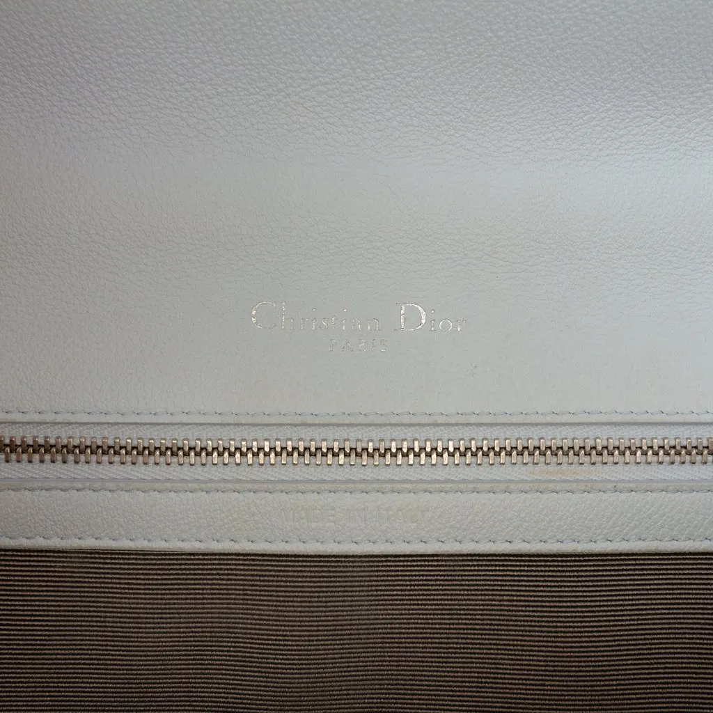 Dior Small Grained Calfskin Diorama Flap Blue Leather Very good - Box View