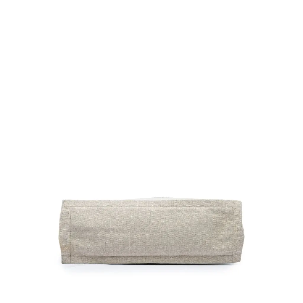 Saint Laurent Large Canvas Rive Gauche Tote Beige Very good - Inside View