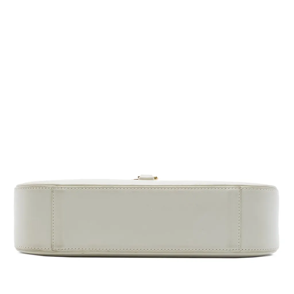 Saint Laurent Smooth Calfskin Le 5 a 7 White Leather Good - Inside View