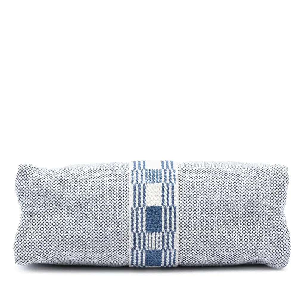 Hermès Toile Trousse de Voyage Jimetou PM Blue Very good - Inside View
