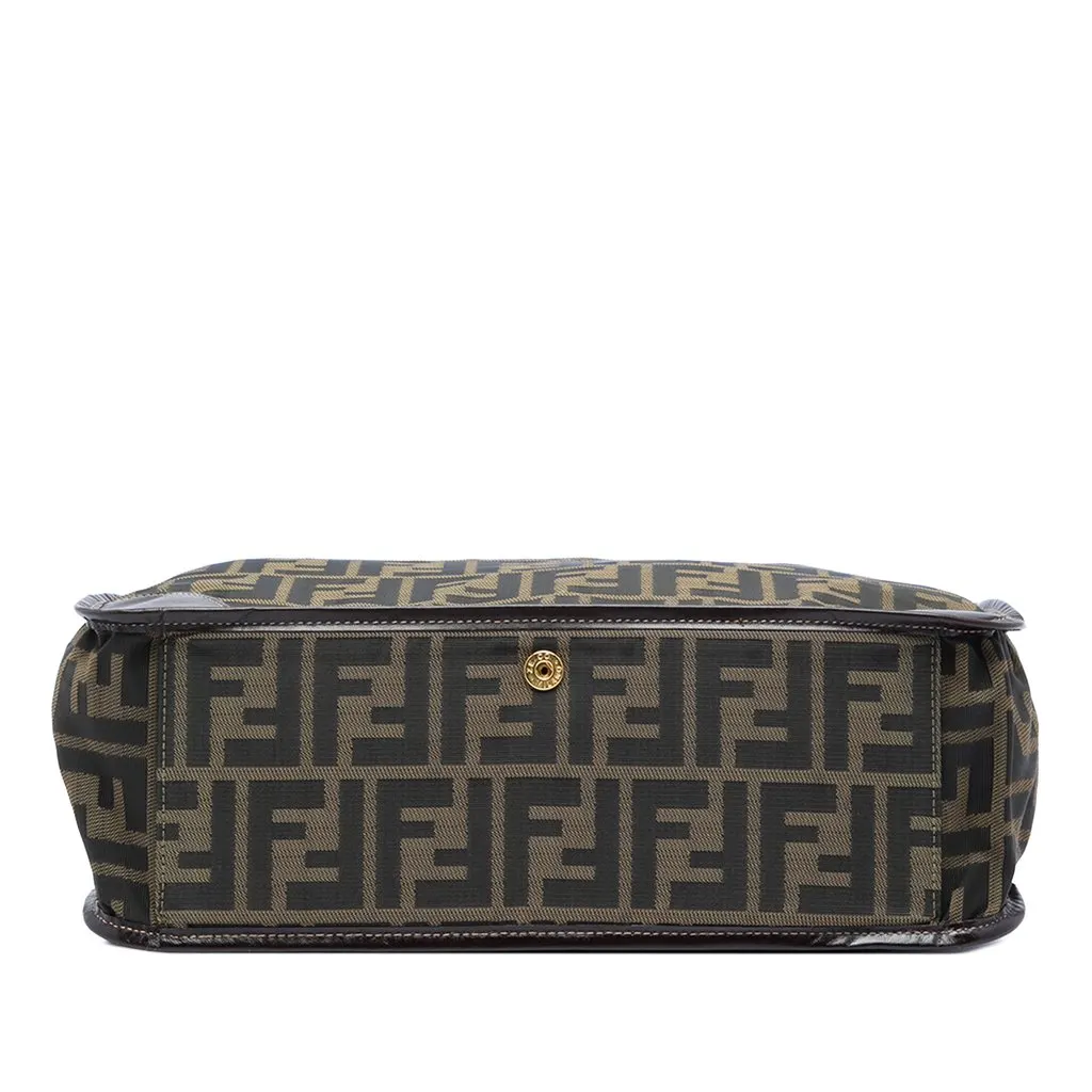 Fendi Zucca Canvas Shopping Tote Brown Very good - Inside View