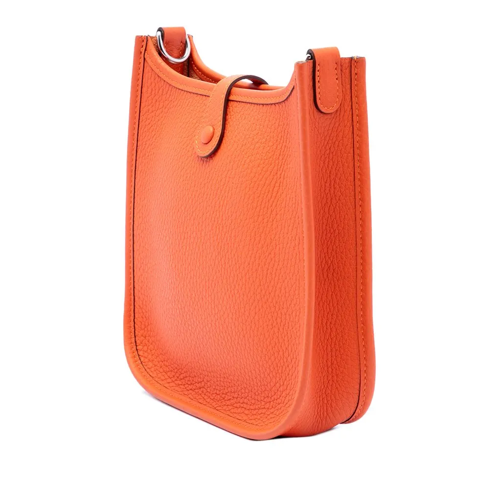 Hermès Clemence Evelyne I Amazone 16 Orange Leather Very good - Back View