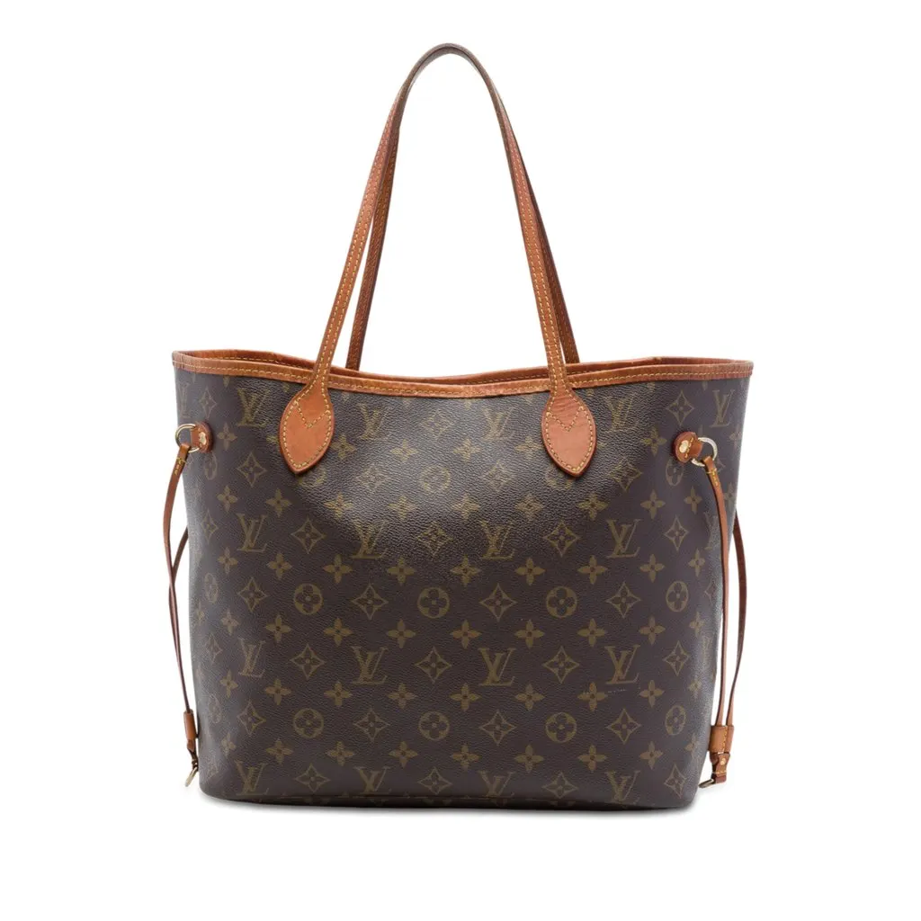 Louis Vuitton Monogram Neverfull MM Brown Very good - Front View