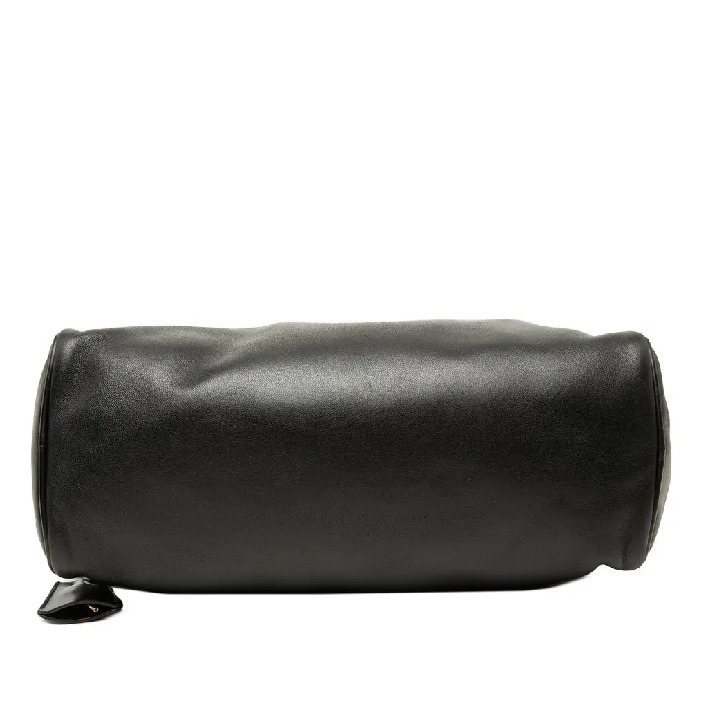 Prada Soft Calf Shoulder Bag Black Leather Very good - Inside View