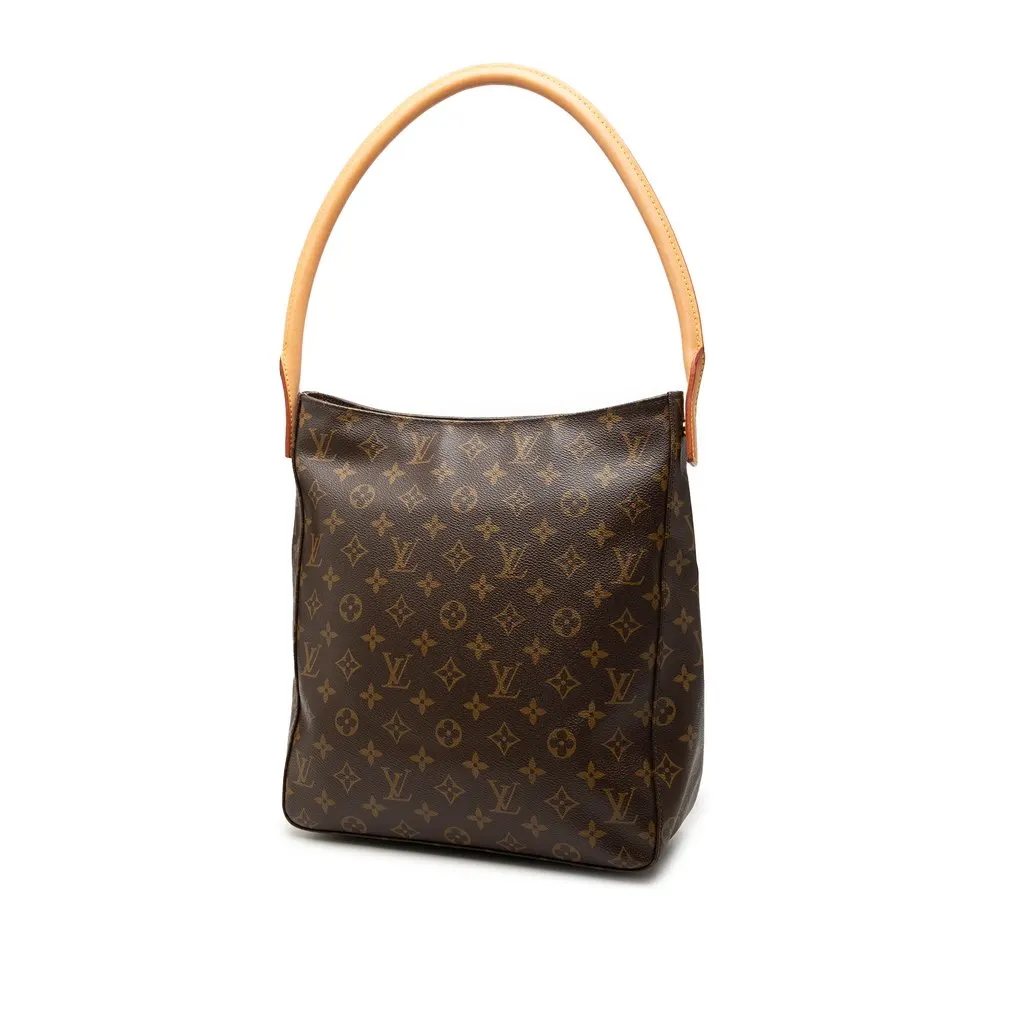 Louis Vuitton Monogram Looping GM Brown Very good - Back View