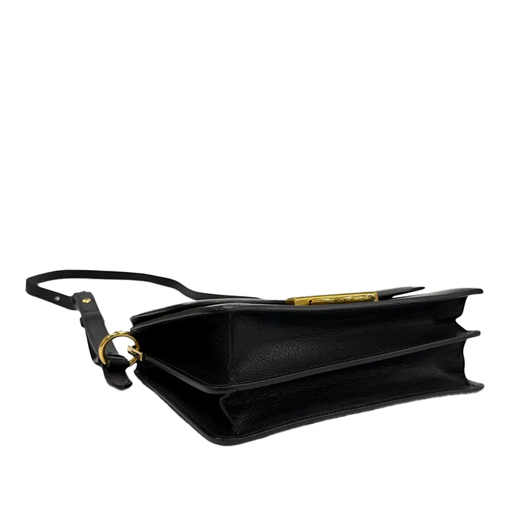 Ferragamo Leather Gancini Joanne Crossbody Black Leather Very good - Inside View
