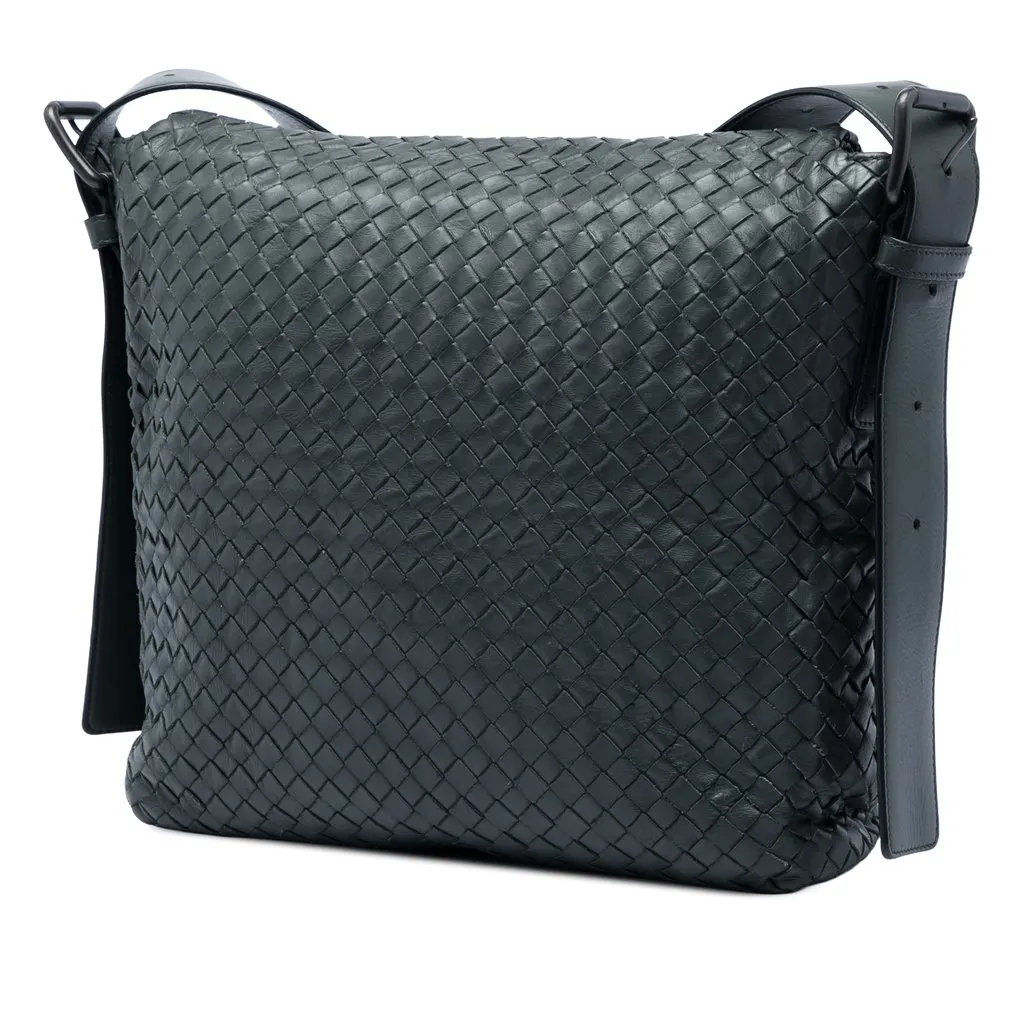 Bottega Veneta Nappa Intrecciato Messenger Bag MultiColor Leather Very good - Back View