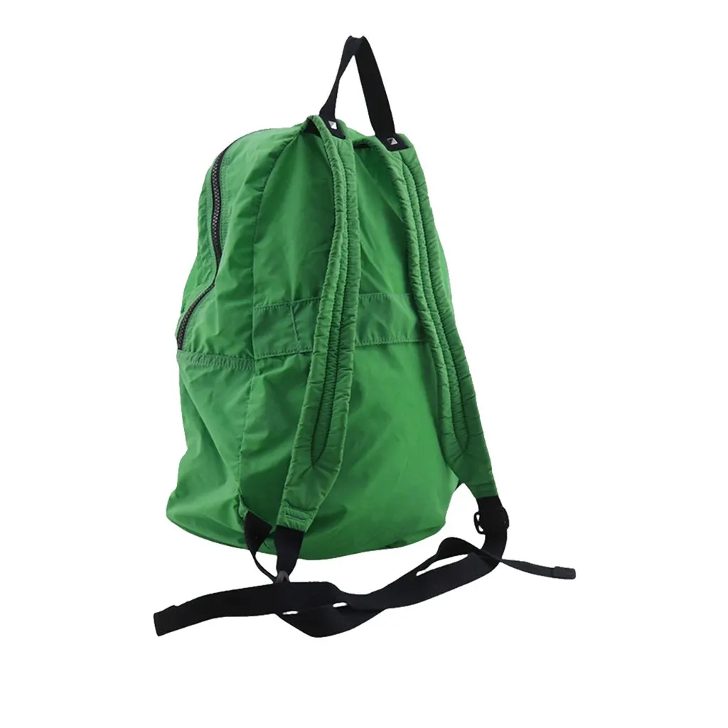 Valentino Nylon Rockstud Backpack Green Very good - Back View