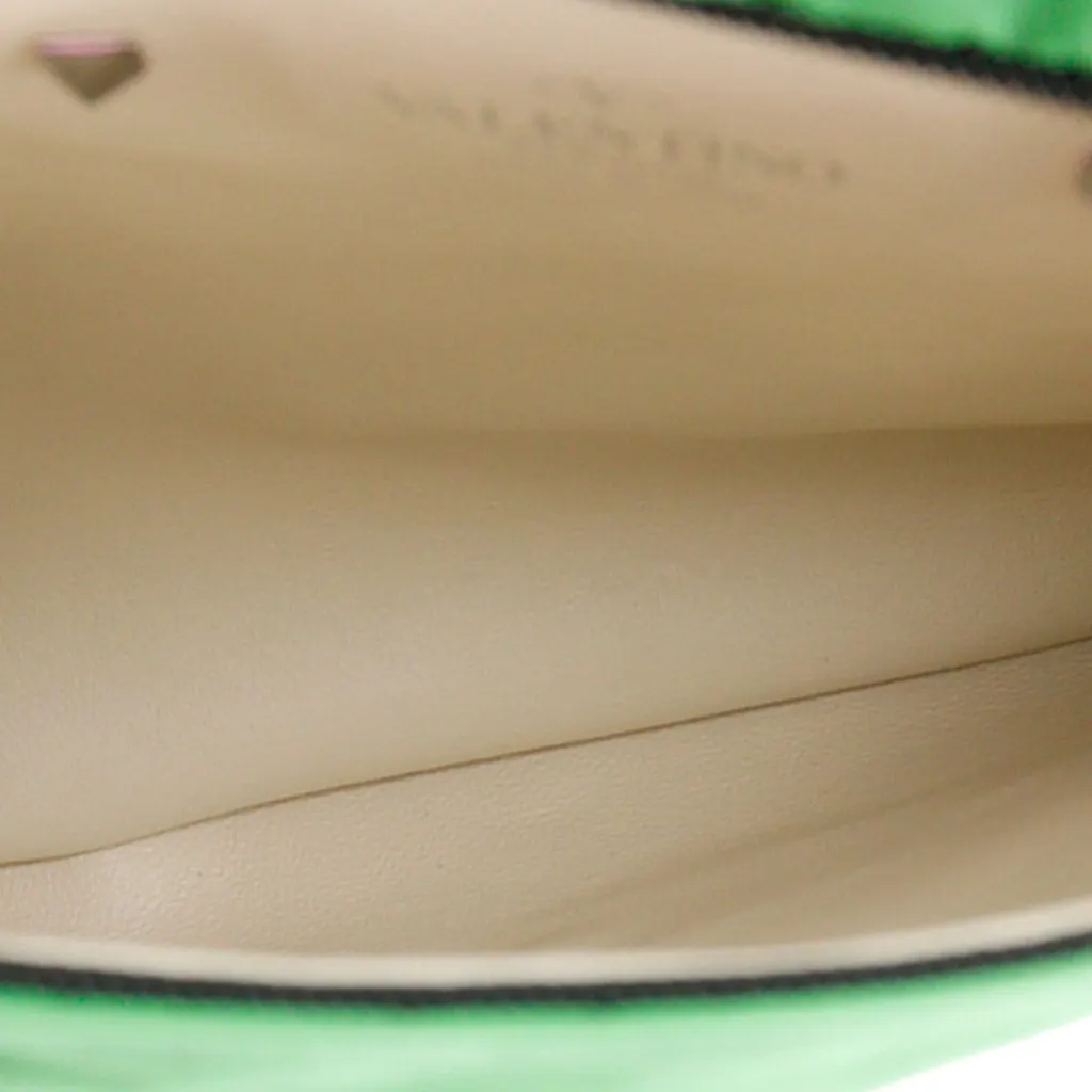 Valentino Nylon Rockstud Backpack Green Very good - Model View
