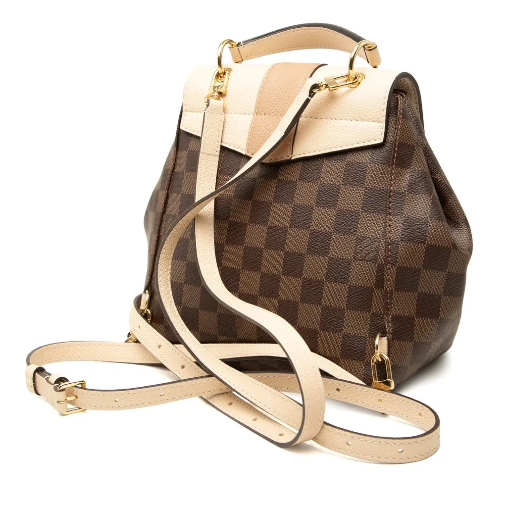 Louis Vuitton Damier Ebene Clapton Brown Very good - Back View