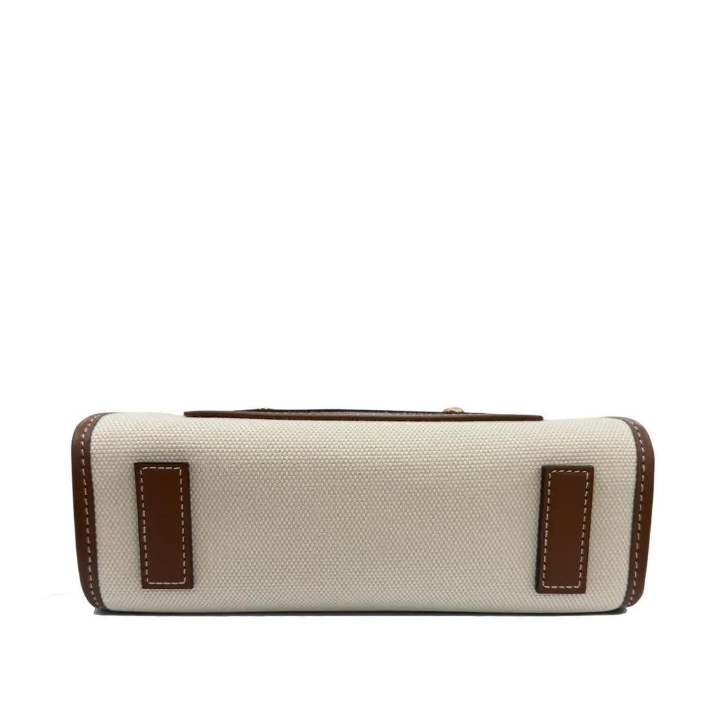 Burberry Mini Canvas Freya Tote Brown Very good - Inside View