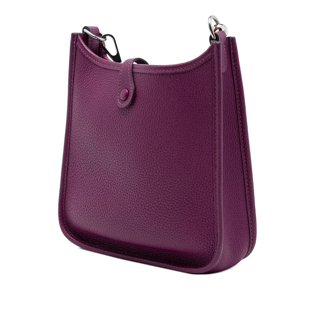 Hermès Clemence Evelyne I 16 Amazone Purple Leather Very good - Back View