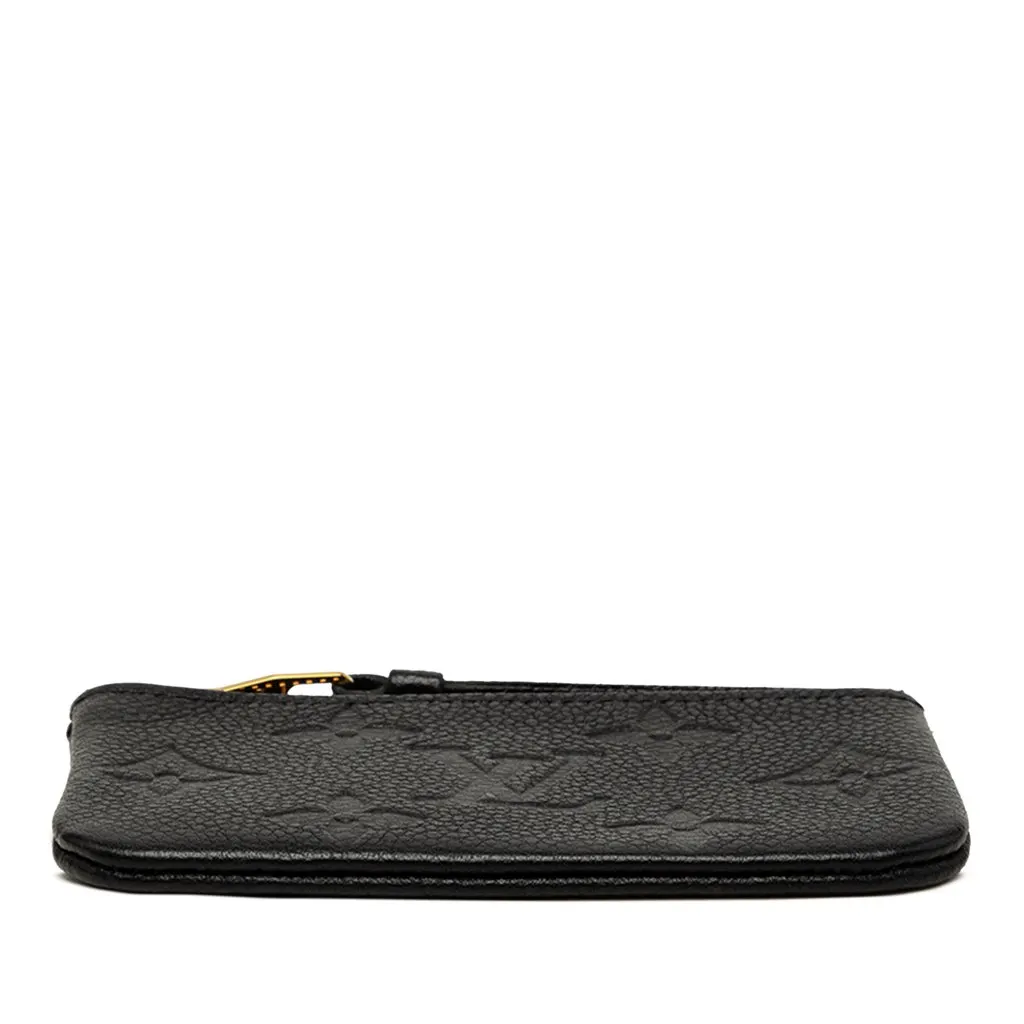 Louis Vuitton Monogram Empreinte Key Pouch Black Leather Very good - Inside View