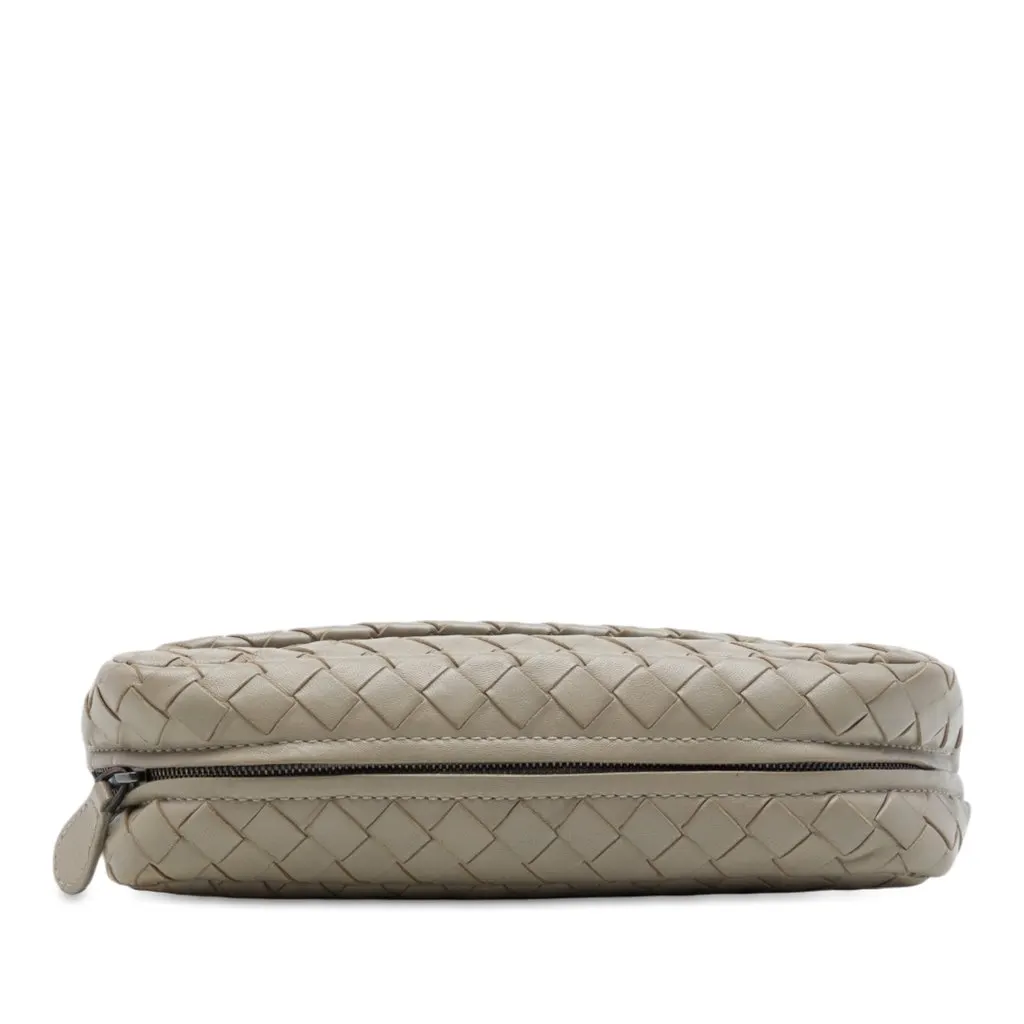 Bottega Veneta Mini Nappa Intrecciato Expandable Chain Flap Crossbody Beige Leather Very good - Inside View