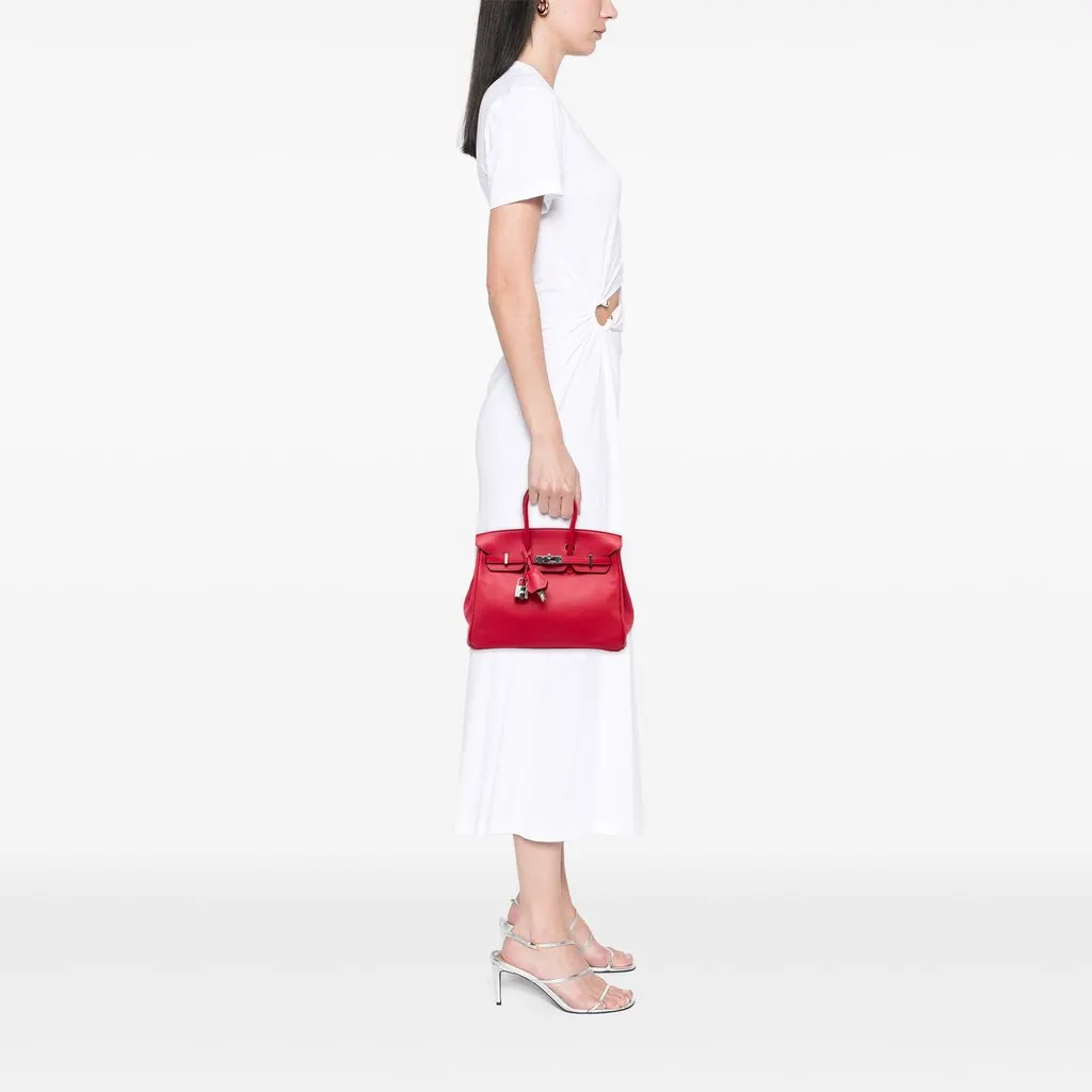 Hermès Swift Birkin Retourne 25 Red Leather Very good - Box View