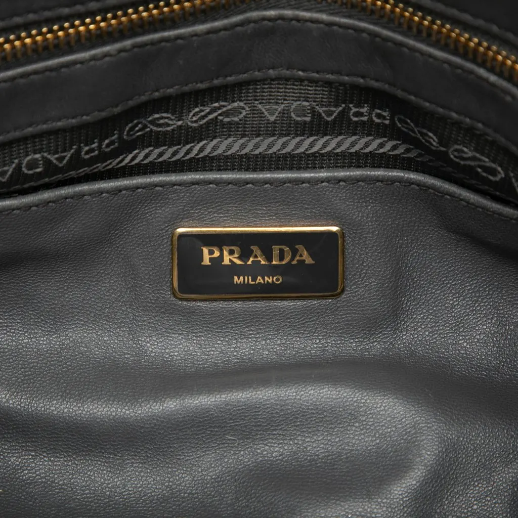 Prada Tessuto Gaufre Satchel MultiColor Very good - Box View