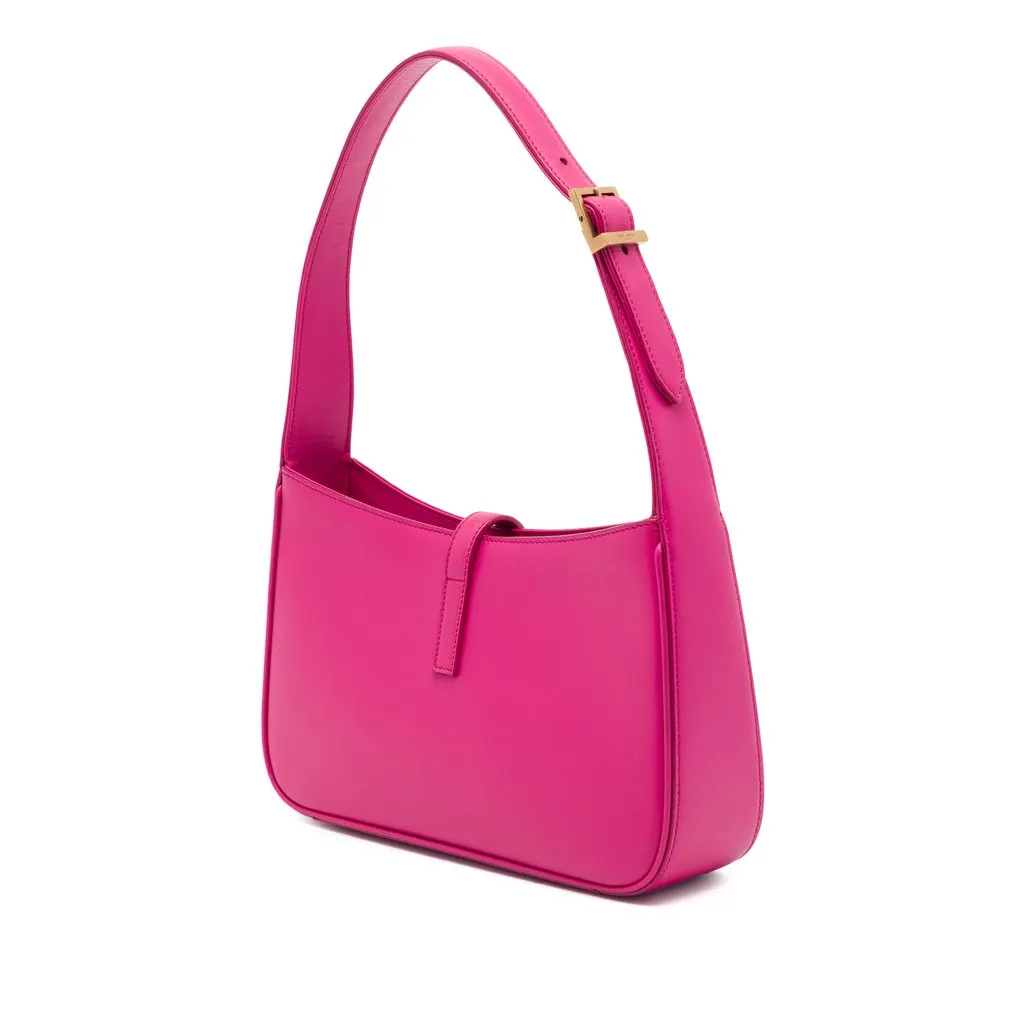 Saint Laurent Smooth Calfskin Le 5 a 7 Pink Leather Very good - Back View