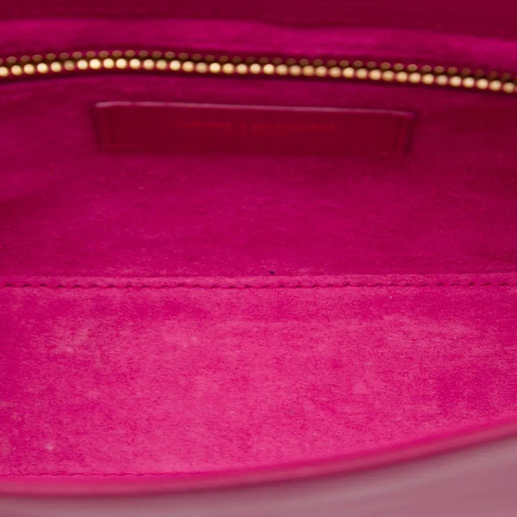 Saint Laurent Smooth Calfskin Le 5 a 7 Pink Leather Very good - Model View