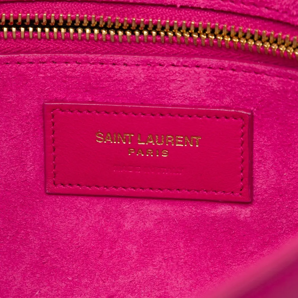Saint Laurent Smooth Calfskin Le 5 a 7 Pink Leather Very good - Box View