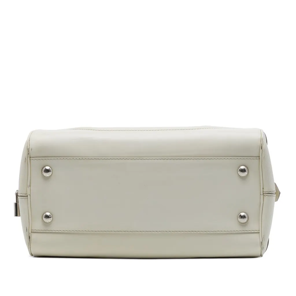 Louis Vuitton Epi Bowling Montaigne PM White Leather Very good - Inside View