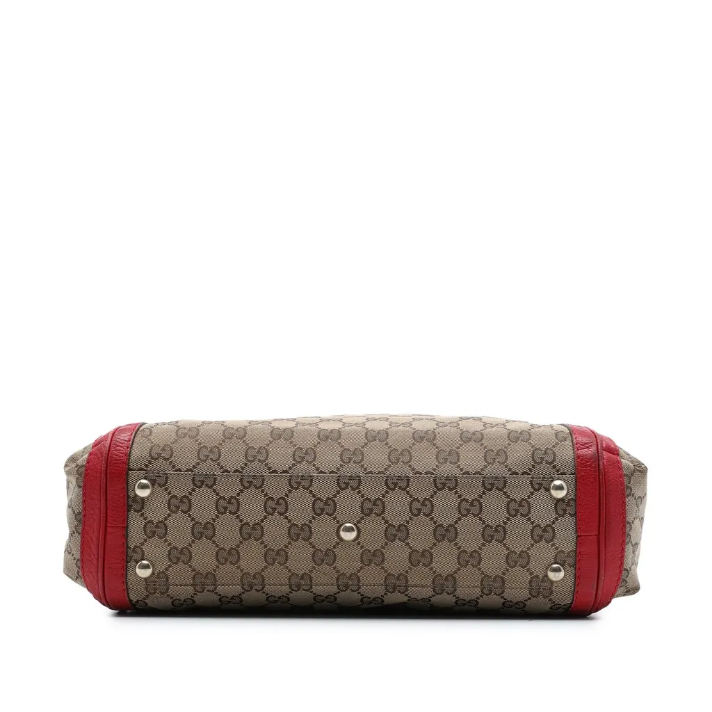Gucci GG Canvas Bella Satchel Beige Very good - Inside View