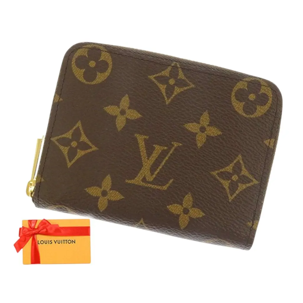 Louis Vuitton Monogram Zippy Coin Pouch Brown Very good - Box View