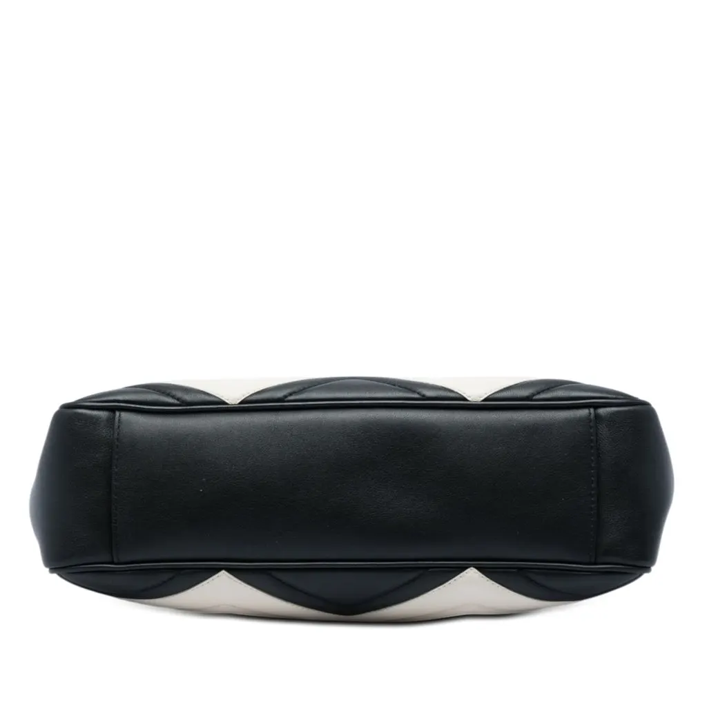 Gucci Medium GG Marmont Matelasse Leather Chain Shoulder Bag Black Leather Very good - Inside View