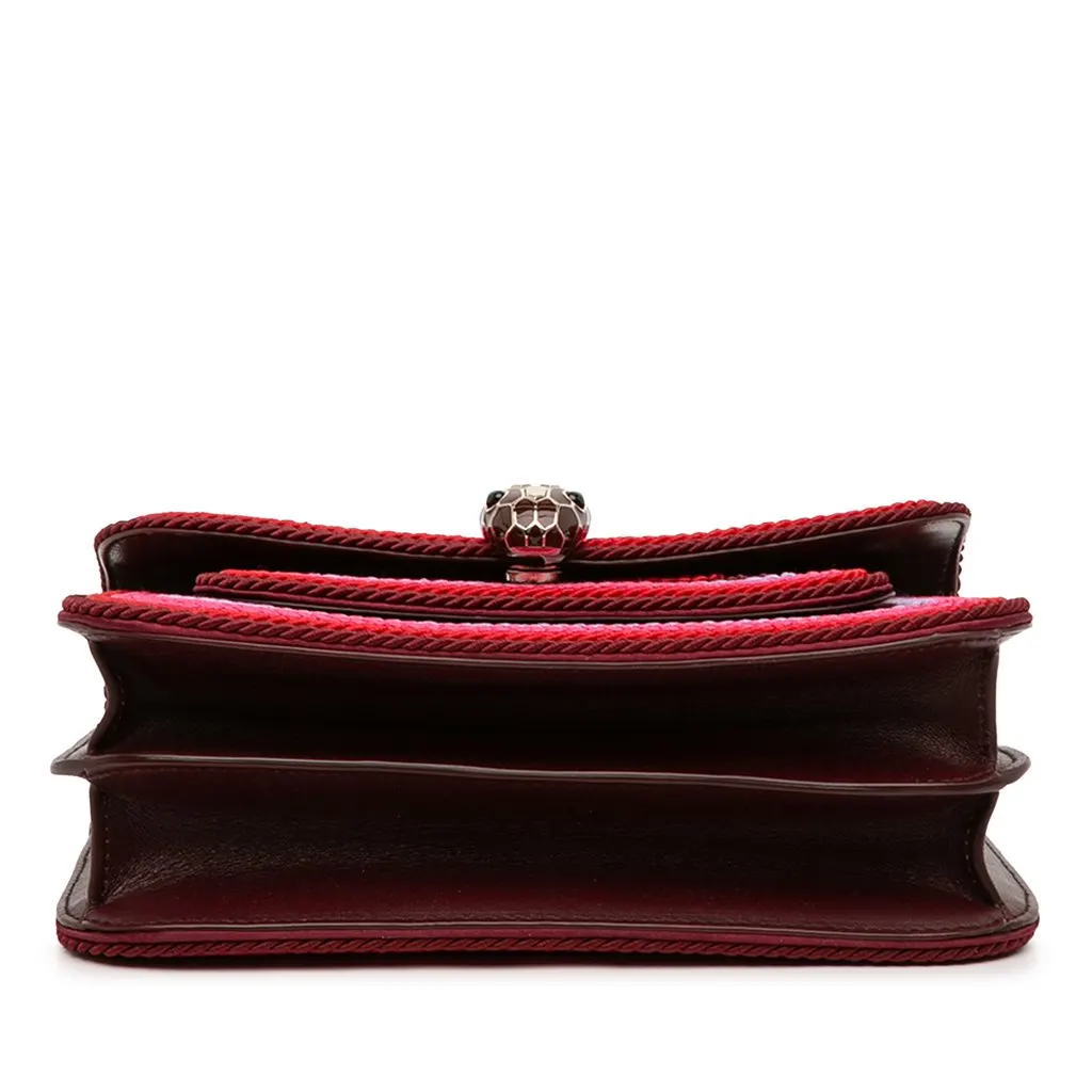 Bvlgari Polyester Serpenti Forever Kaleidoscopia Shoulder Bag Pink Very good - Inside View