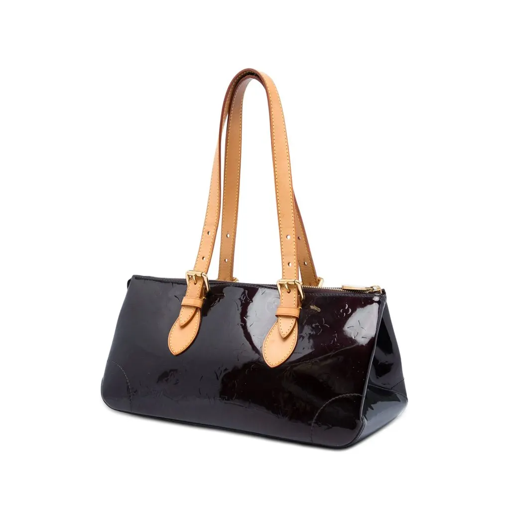 Louis Vuitton Monogram Vernis Rosewood Avenue Purple Leather Good - Back View