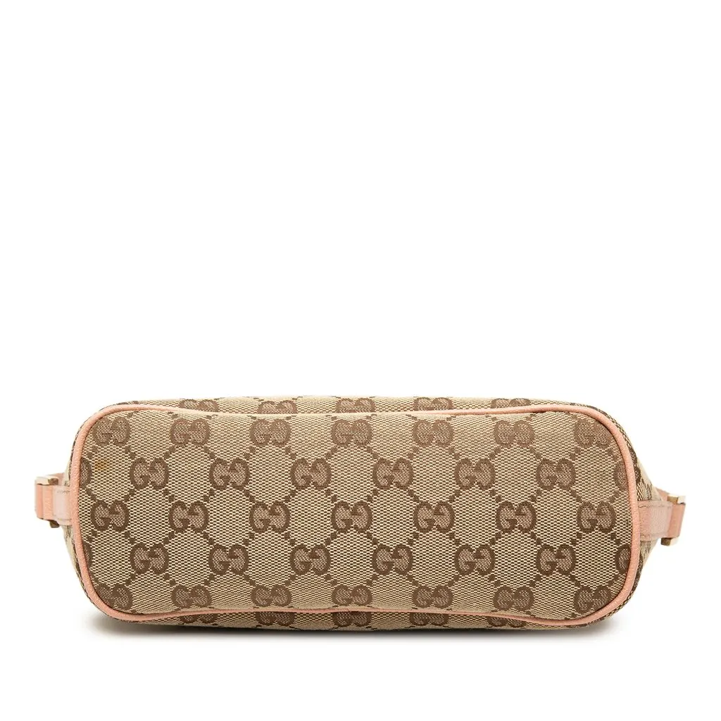 Gucci GG Canvas Web Boat Beige Canvas Good - Inside View