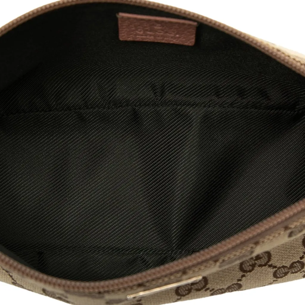 Gucci GG Canvas Web Boat Beige Canvas Good - Model View