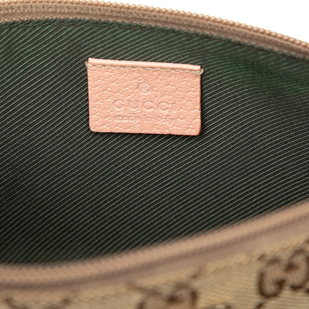 Gucci GG Canvas Web Boat Beige Canvas Good - Box View