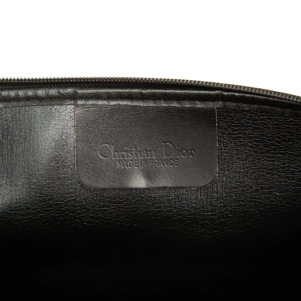 Dior Trotter Canvas Clutch Black Canvas Good - Box View