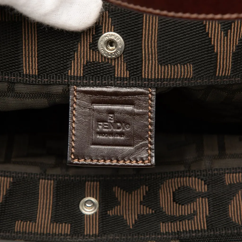 Fendi Zucca Canvas Shopping Tote Brown Canvas Very good - Box View