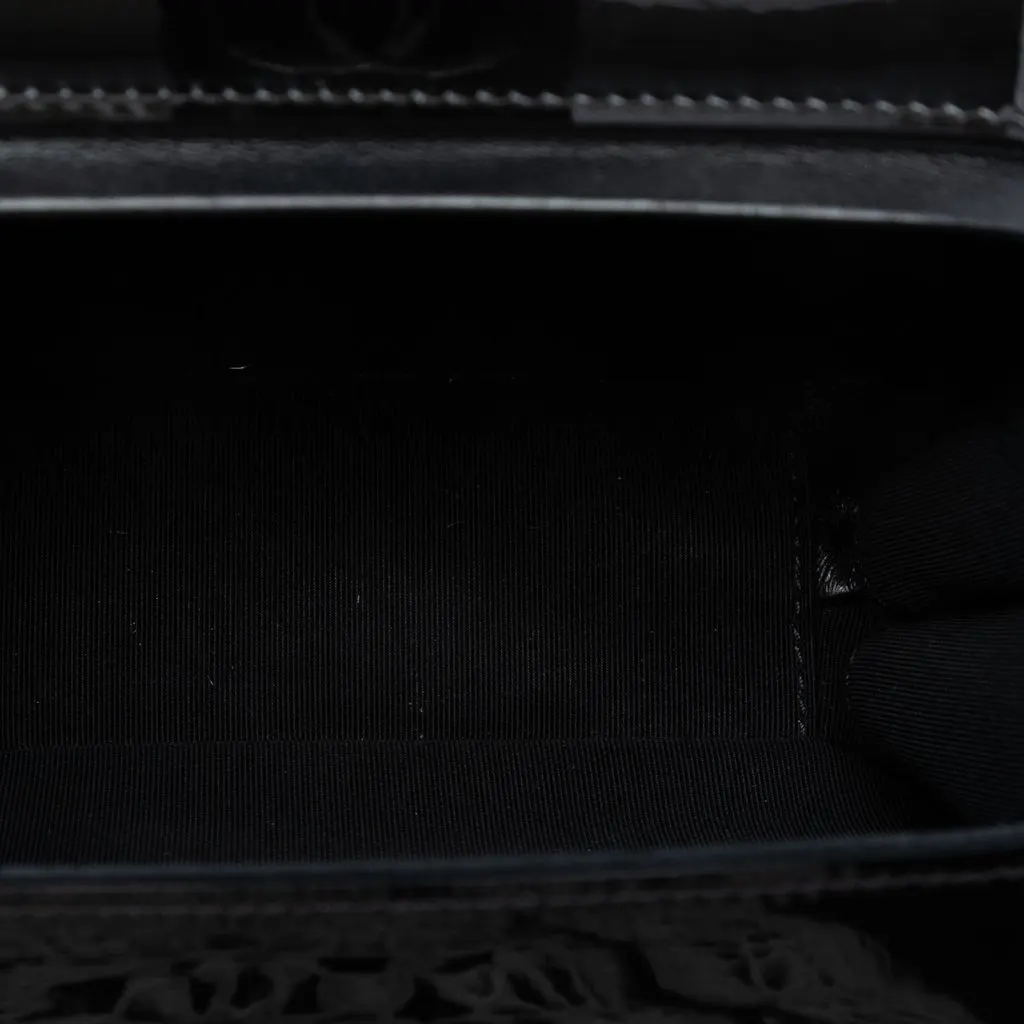 Chanel Glitter Patent Evening On The Moon Camera Case Purple Leather Very good - Model View
