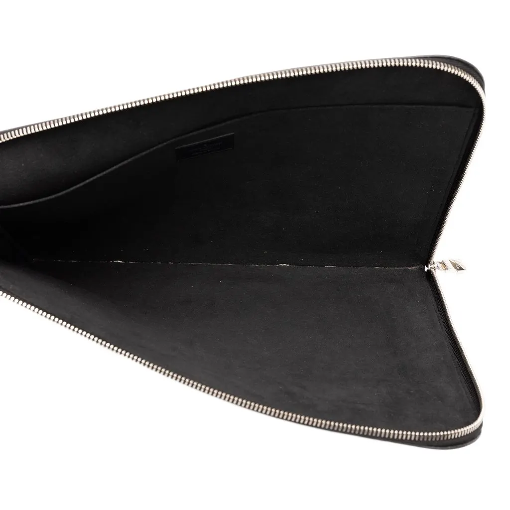 Louis Vuitton Supreme Epi Pochette Jour GM Black Leather Good - Model View