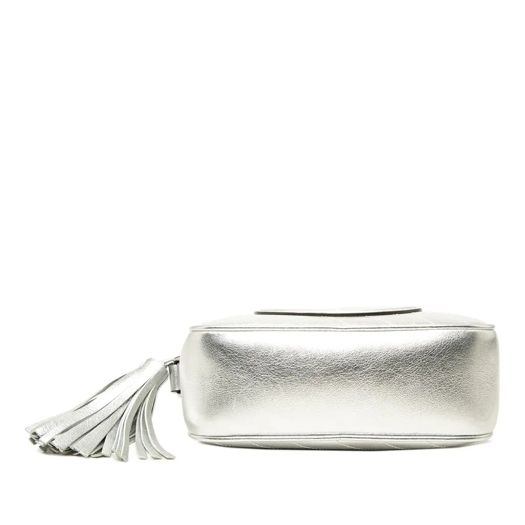 Gucci Small Metallic Calfskin Blondie Crossbody Silver Leather Very good - Inside View