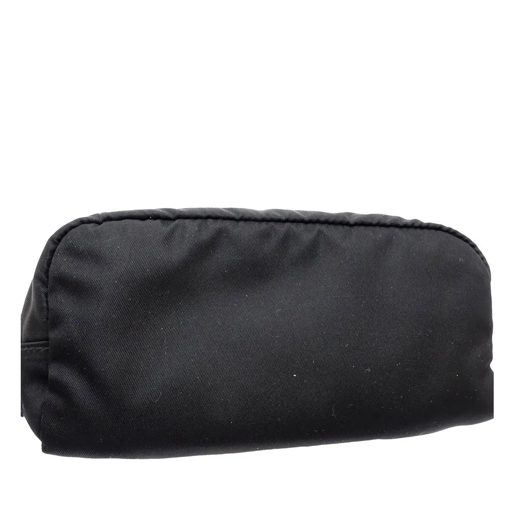 Prada Tessuto Cosmetic Pouch Black Very good - Back View